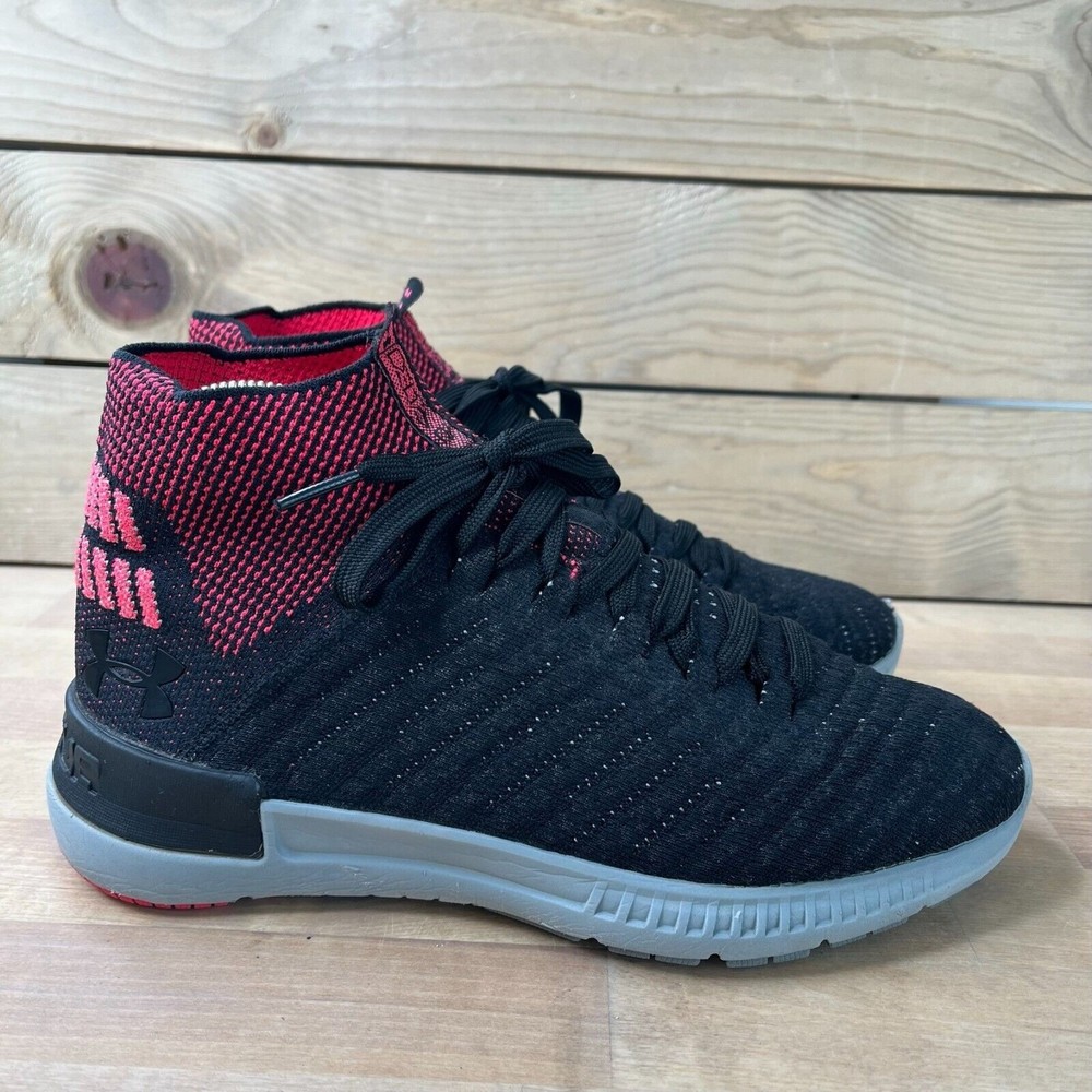 Under Armour Black and Red Athletic Shoes